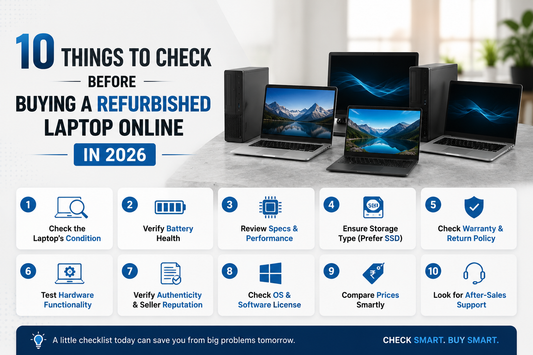10 Things to Check Before Buying a Refurbished Laptop Online in 2026