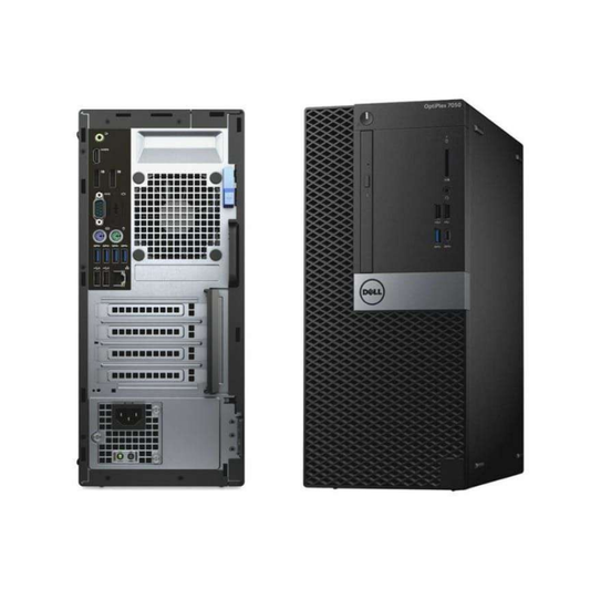 Refurbished Dell OptiPlex 7050 SFF Desktop — Intel Core i5 (7th Gen), 8GB RAM, 256GB SSD, Windows Pro